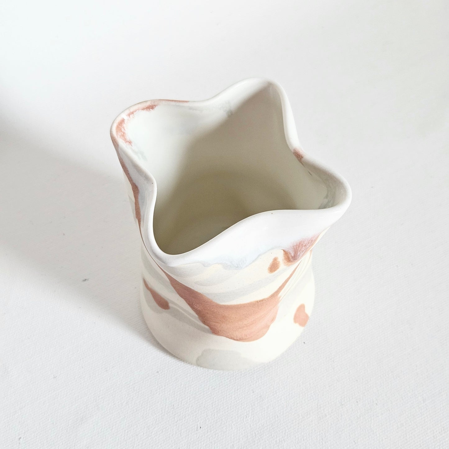 pot à crayons/saucière en céramique