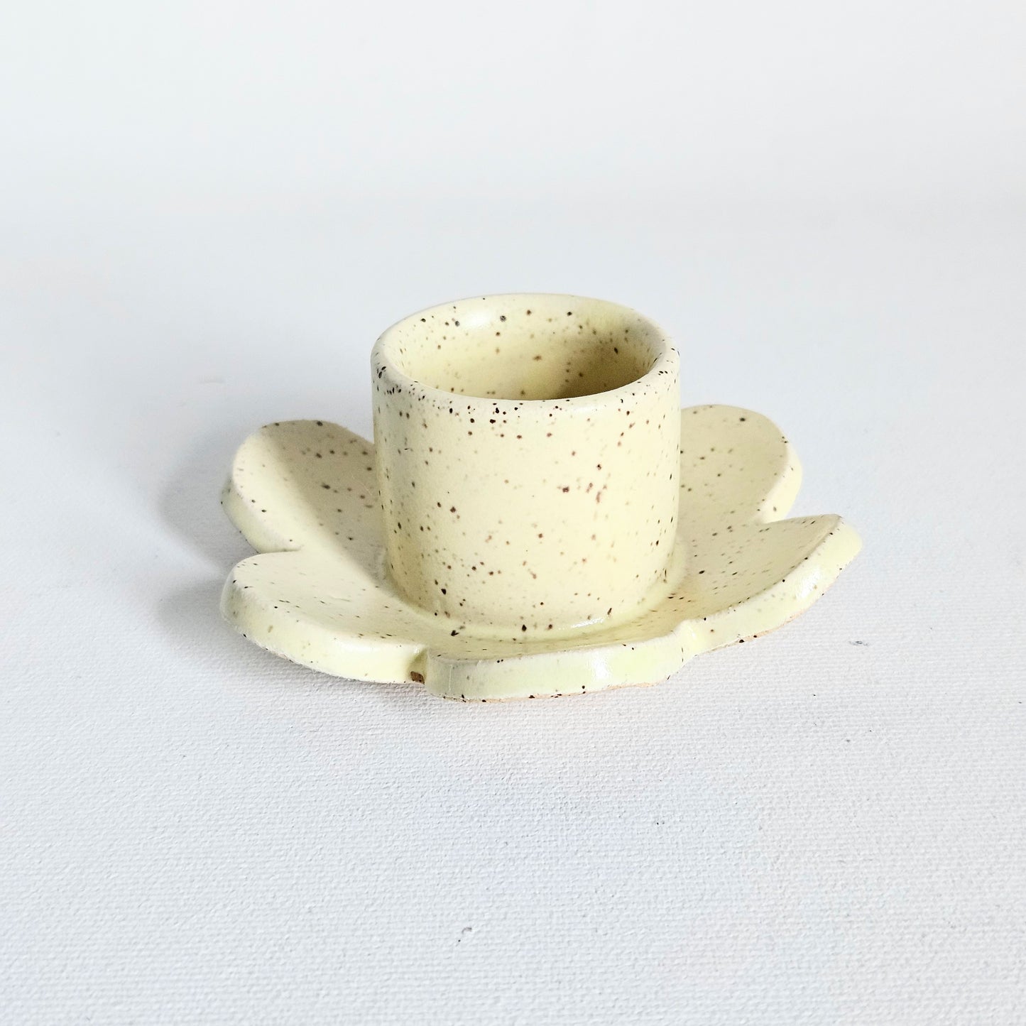 bougeoir Fleur en céramique, Mini Pott