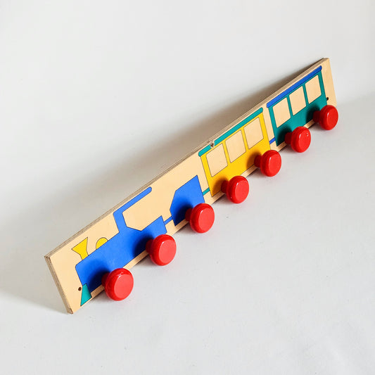 patère 7 crochets pour enfant Train