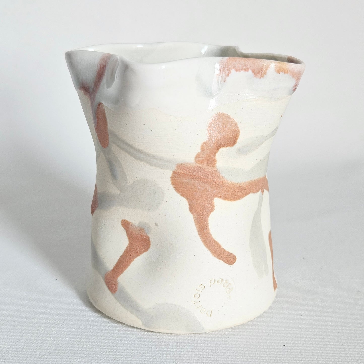 pot à crayons/saucière en céramique