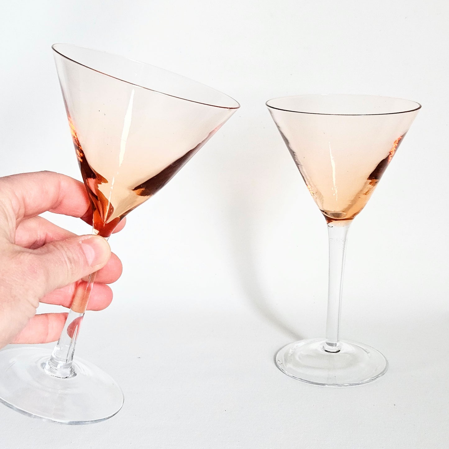 coupes à cocktail/martini x2