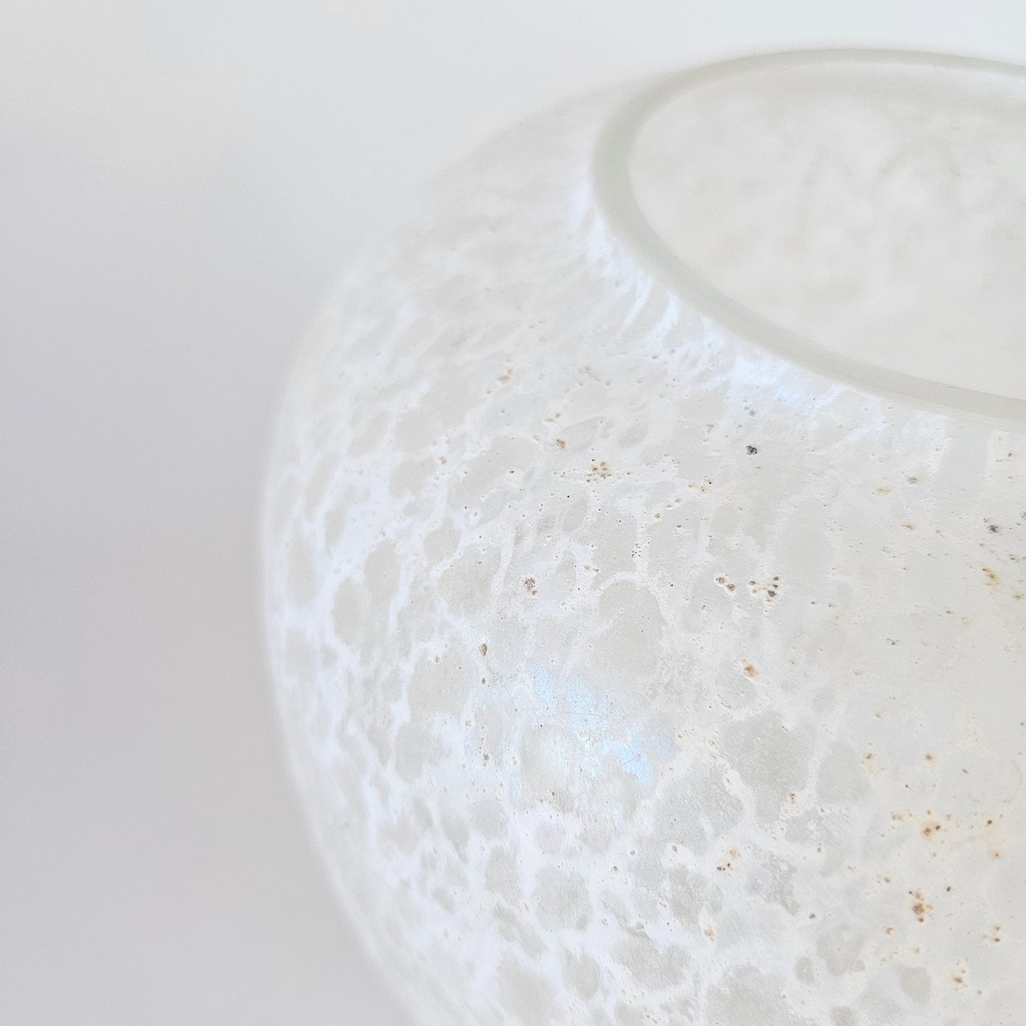 vase en verre texturé