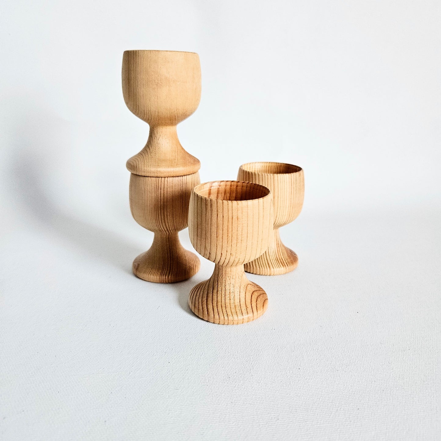 coquetiers en bois x2