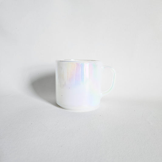 tasse iridescente vintage Federal Glass, USA