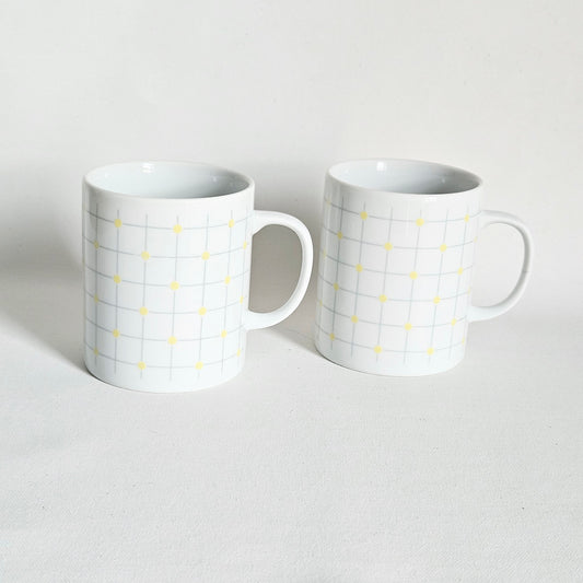tasse en céramique à motif géométrique