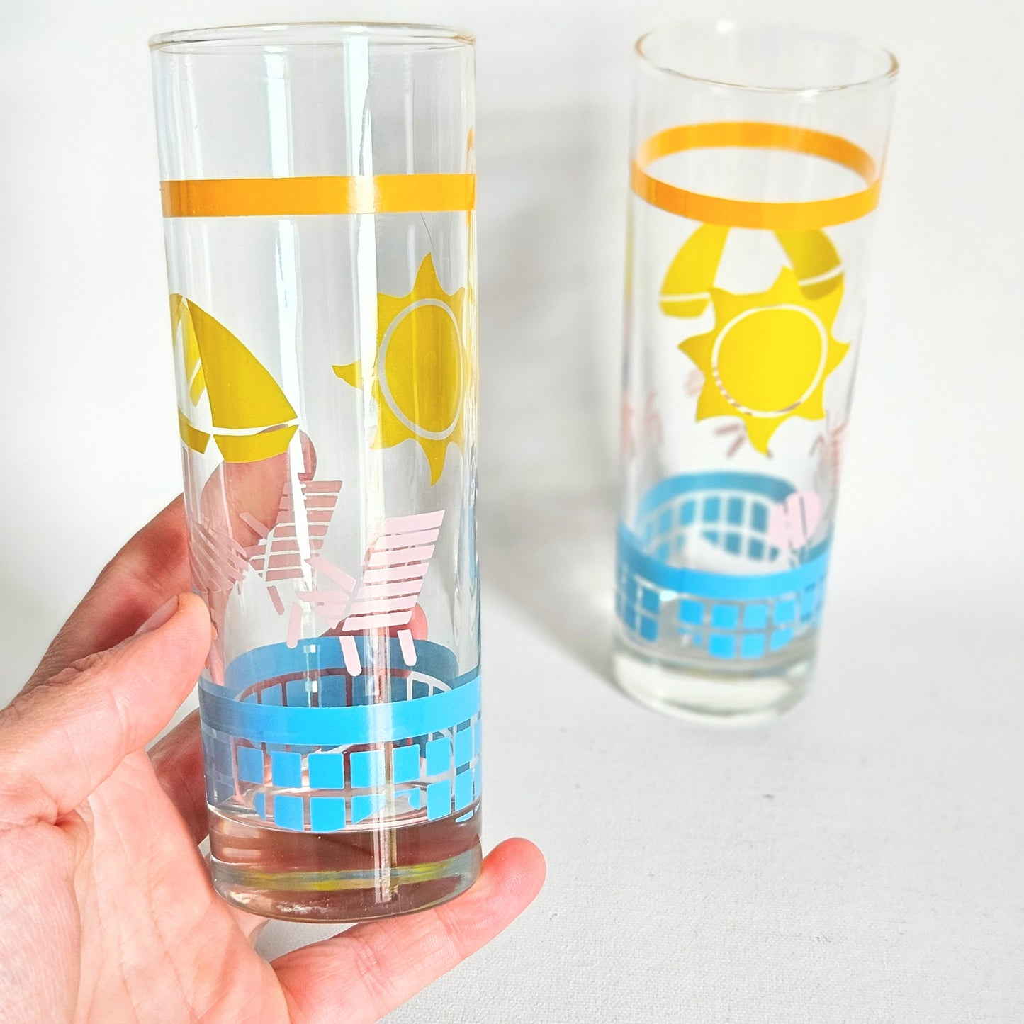 verres high ball Tropical Beach, Tom Collins x2