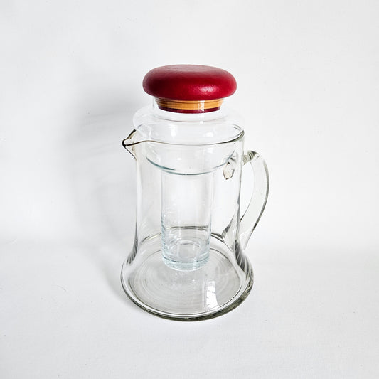 pichet en verre vintage