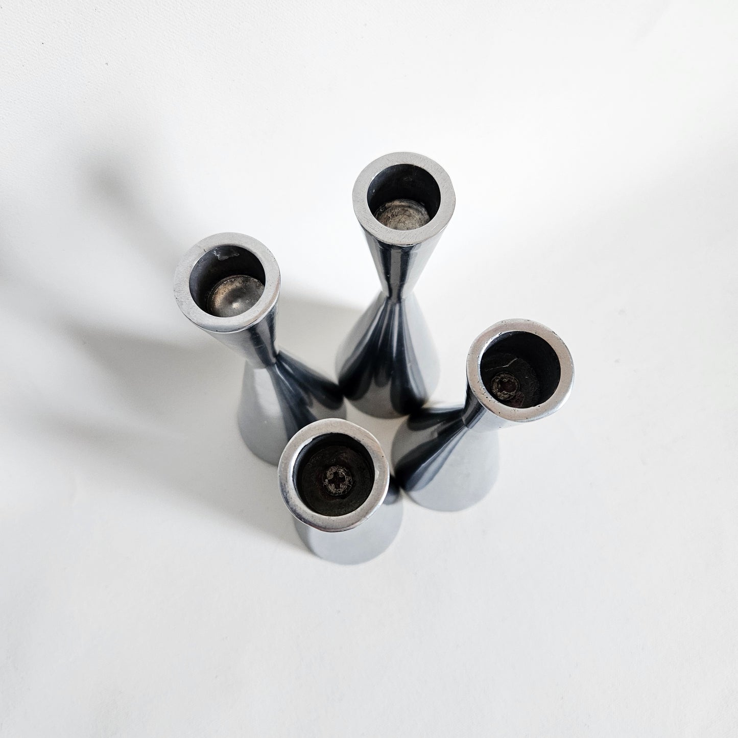 bougeoirs vintage Ikea x2