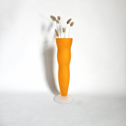 soliflore vintage wavy en verre soufflé