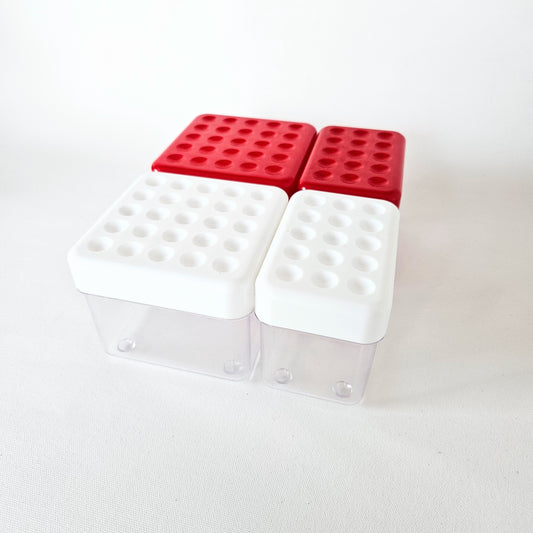 contenants-boîtes en plastique vintage x2