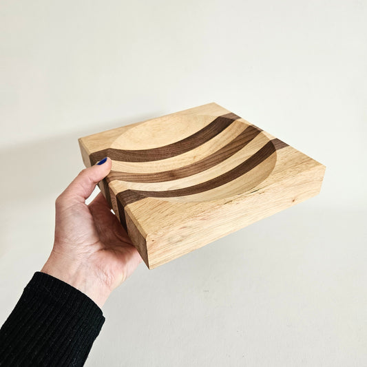 vide-poches vintage en bois