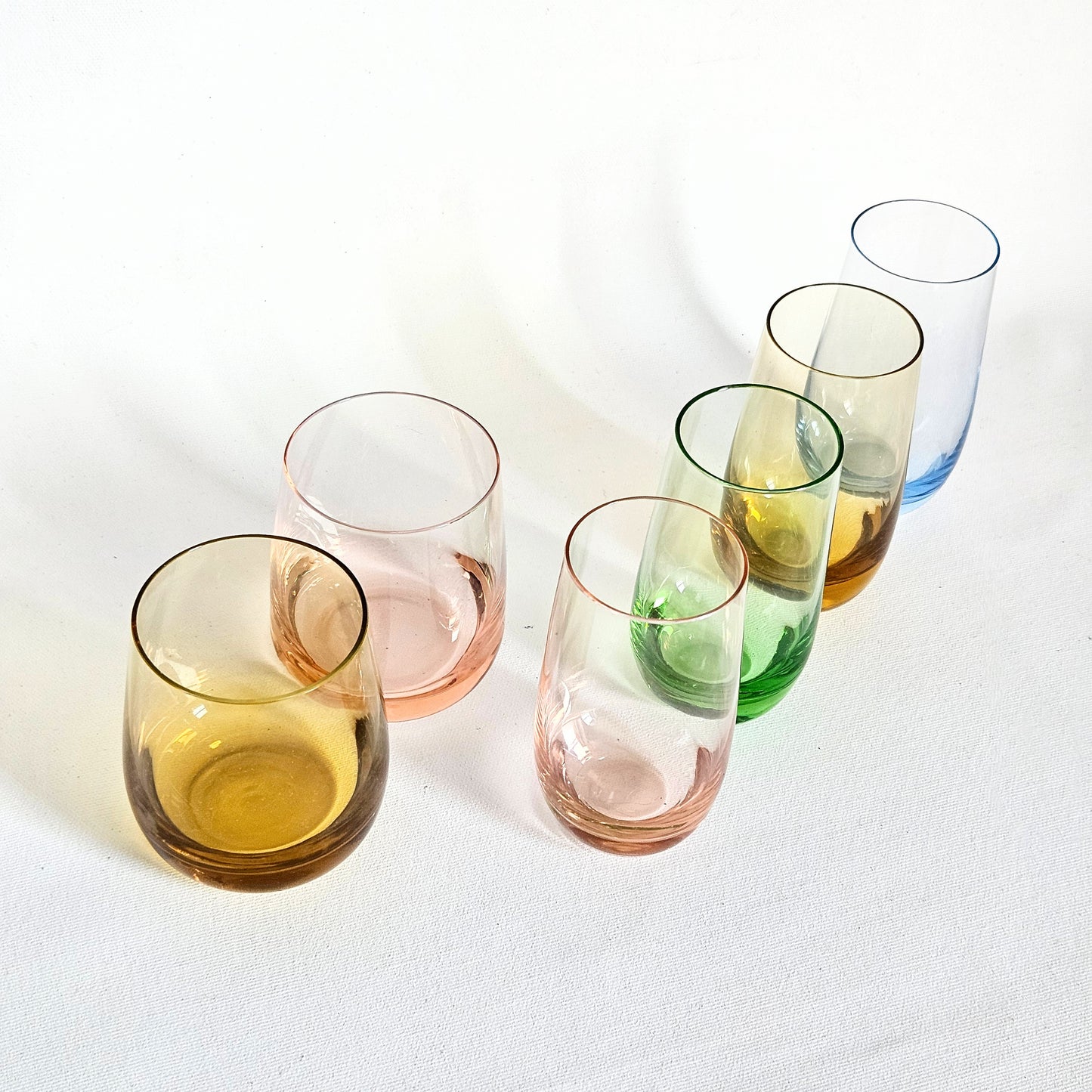 verres colorés