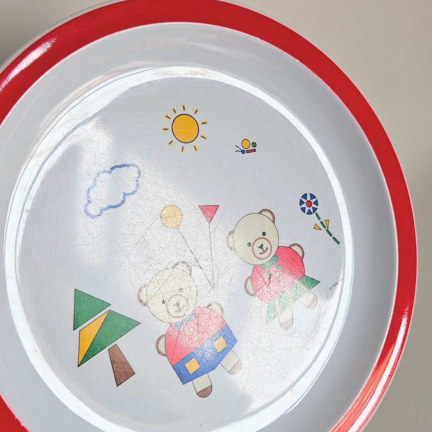ensemble bol+assiette Enfant, Peco 1986