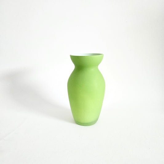 soliflore en verre dépoli