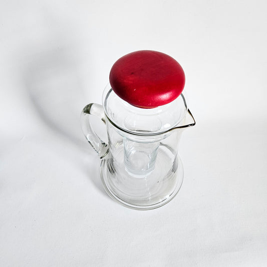 pichet en verre vintage