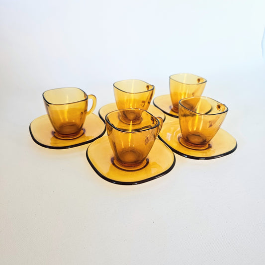 tasses à espresso vintage Vereco x5