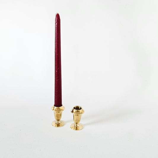 bougeoirs en laiton x2