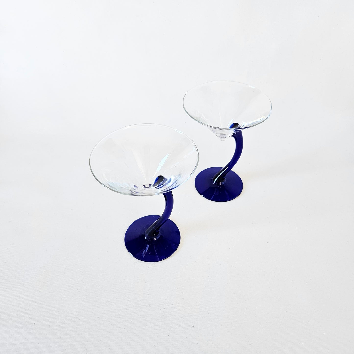coupes à cocktail vintage x2