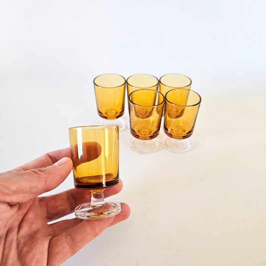 verres à shot ambré Luminarc x6