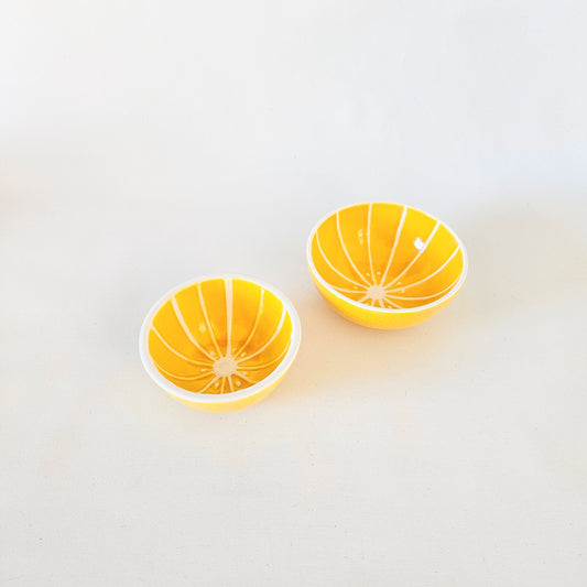 bols Citron en céramique x2