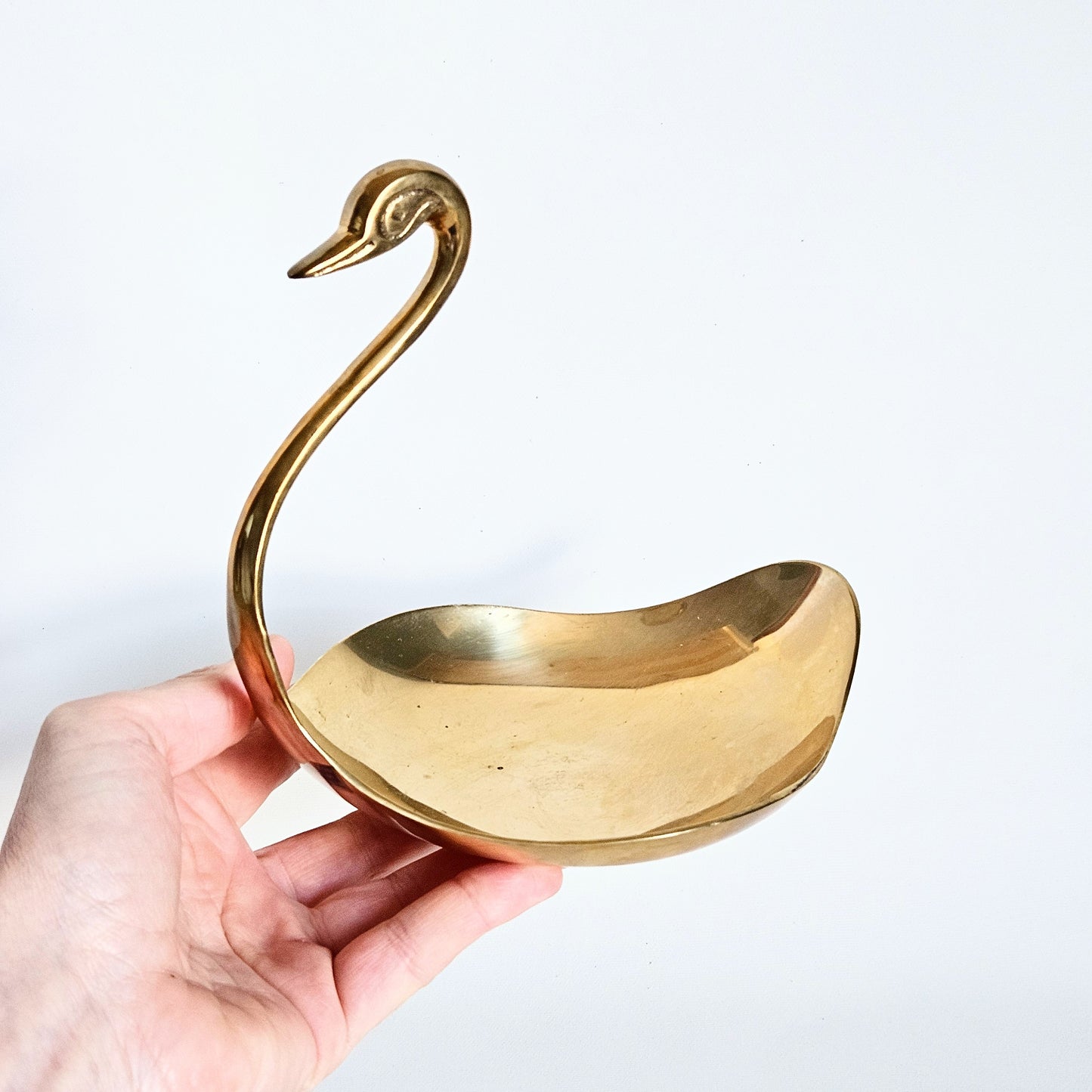 coupelle Cygne en laiton