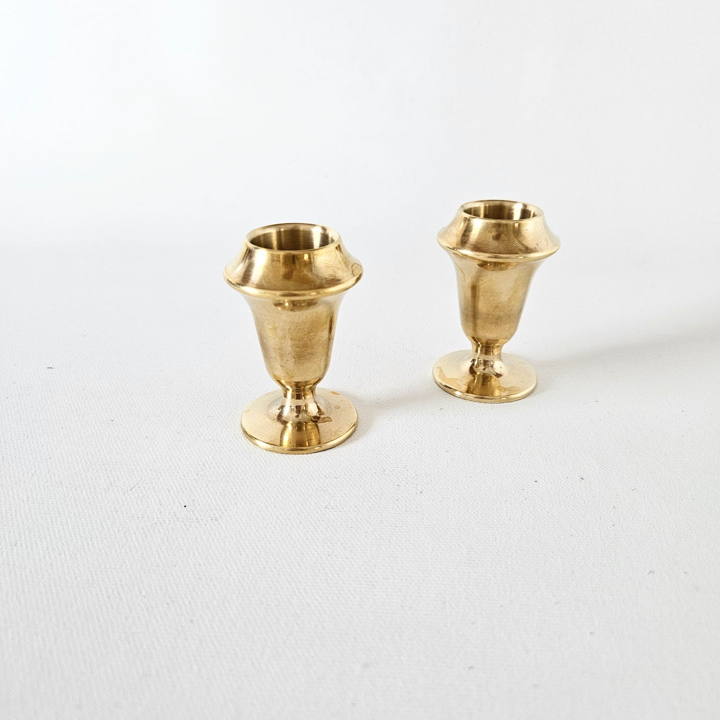 bougeoirs en laiton x2