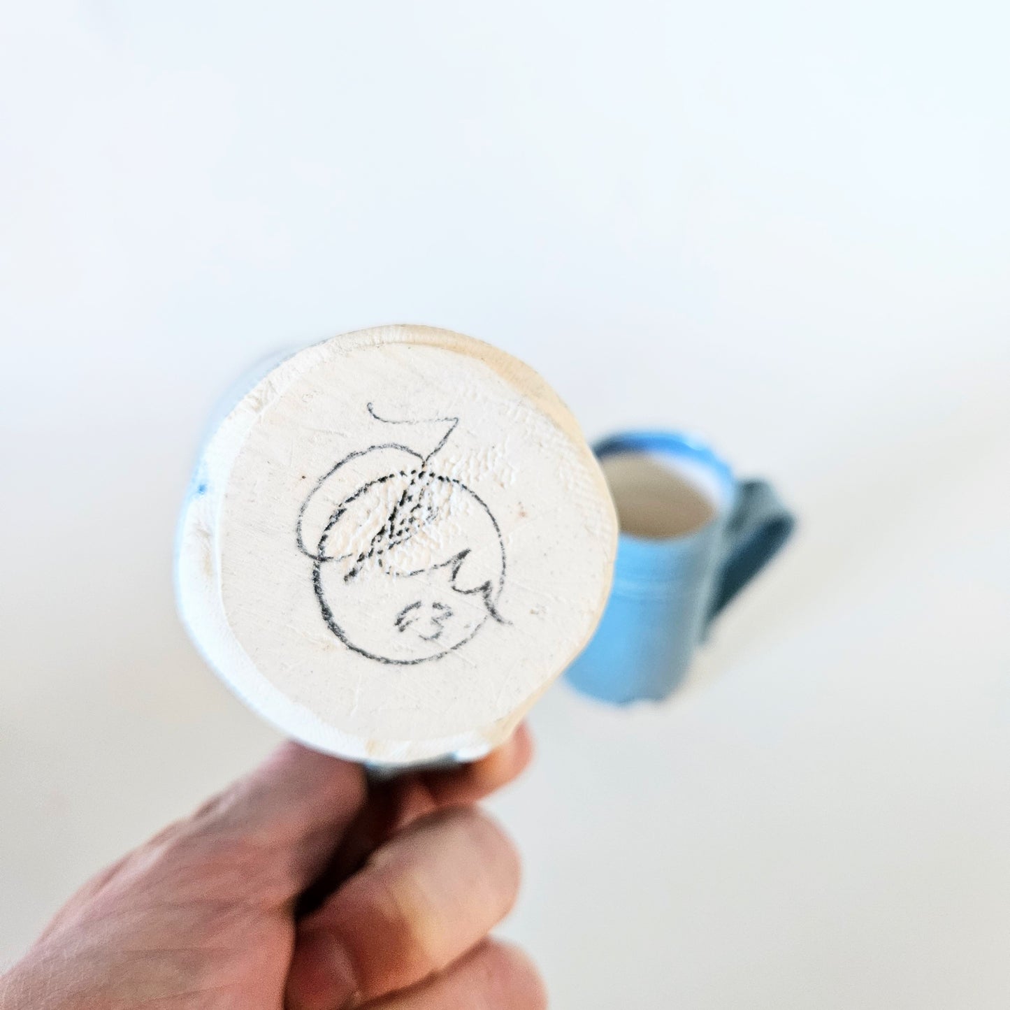 tasses en céramique artisanale
