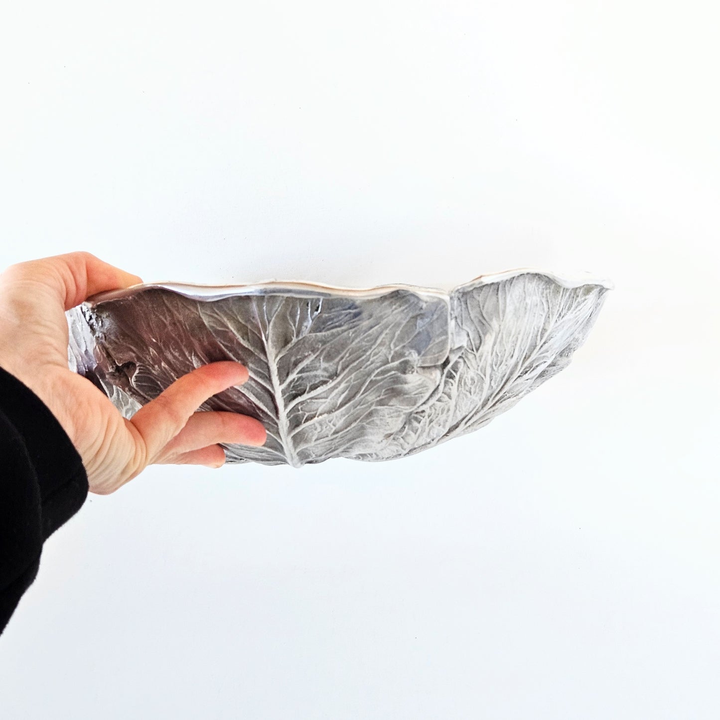 saladier/bol à fruits Chou en aluminium, Bruce Fox