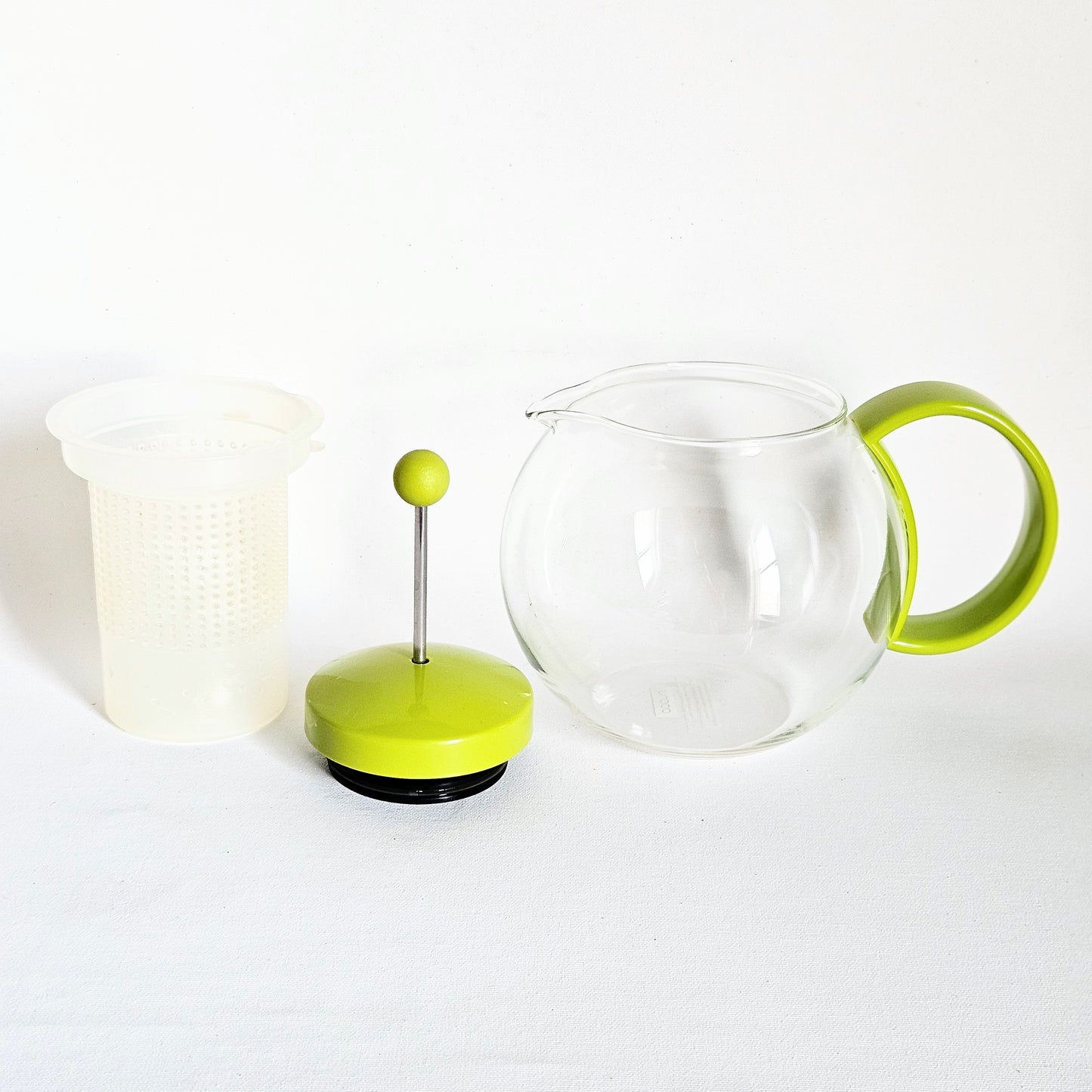 théière ronde à piston, Bodum