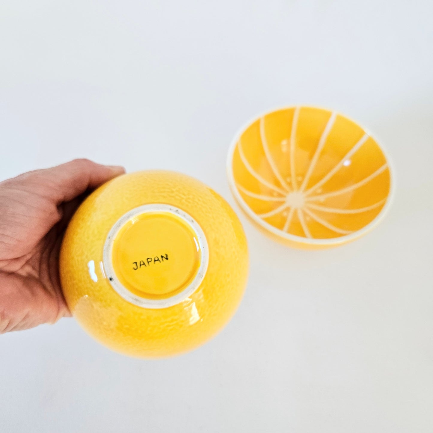 bols Citron en céramique x2