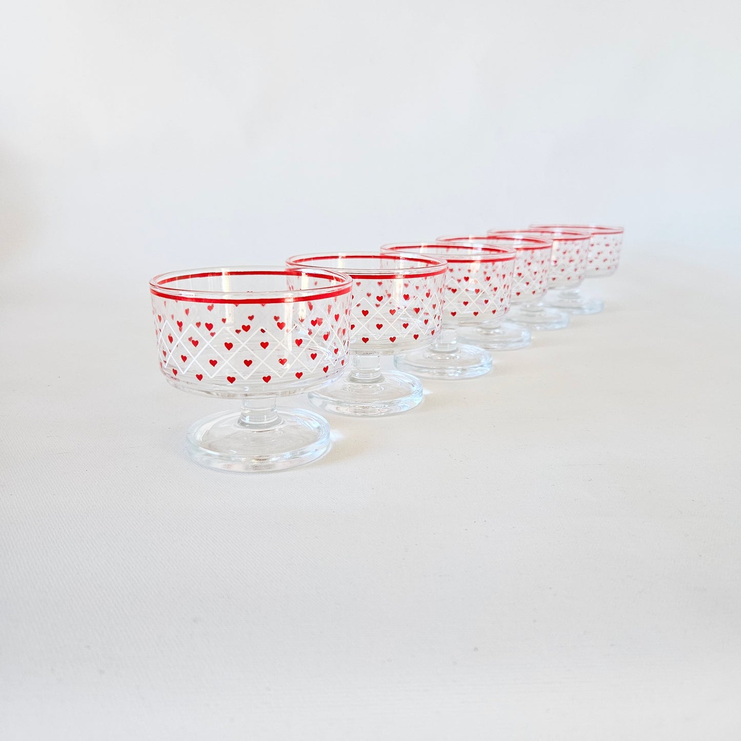 coupes à dessert Coeurs x6