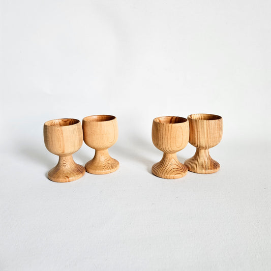 coquetiers en bois x2