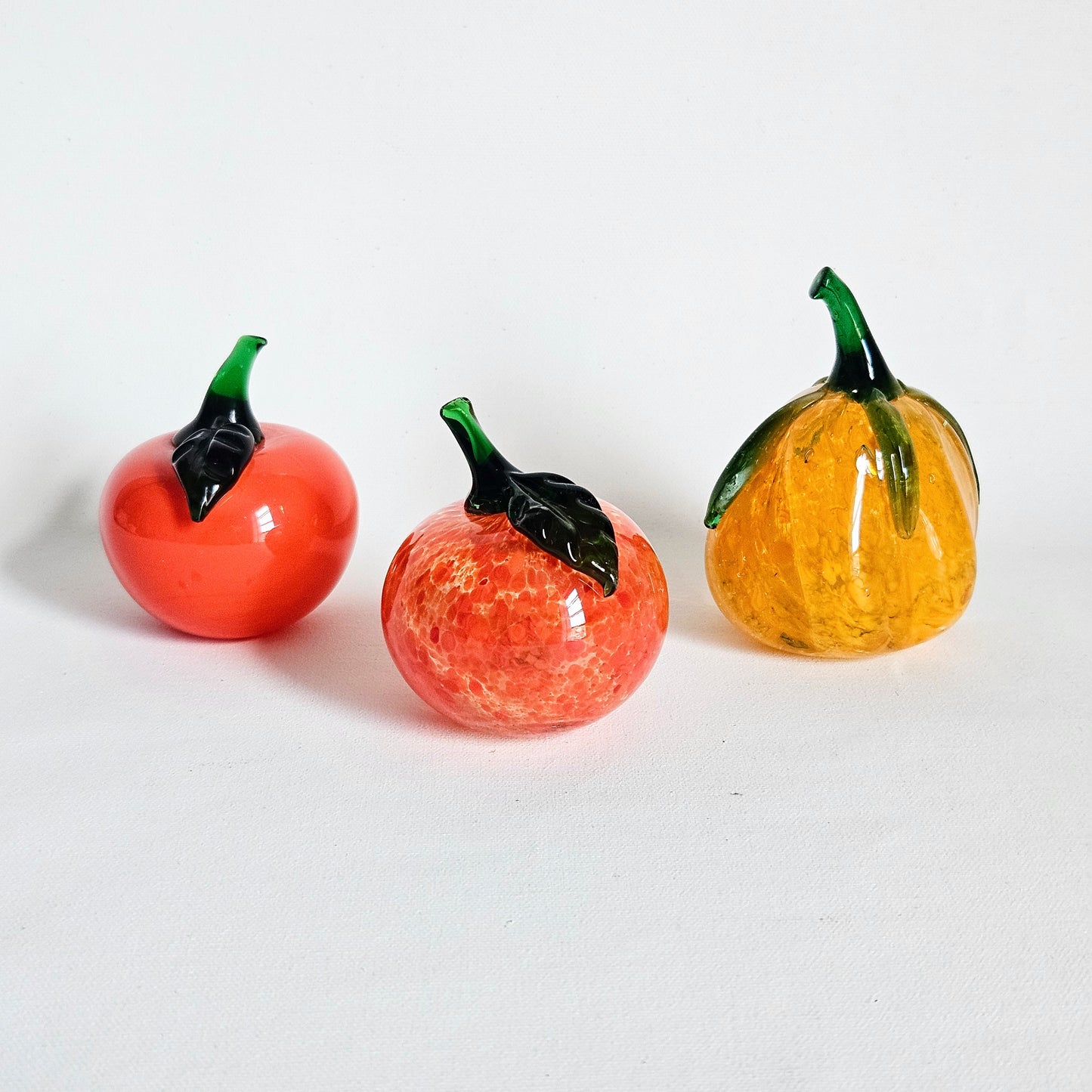 fruits en verre soufflé