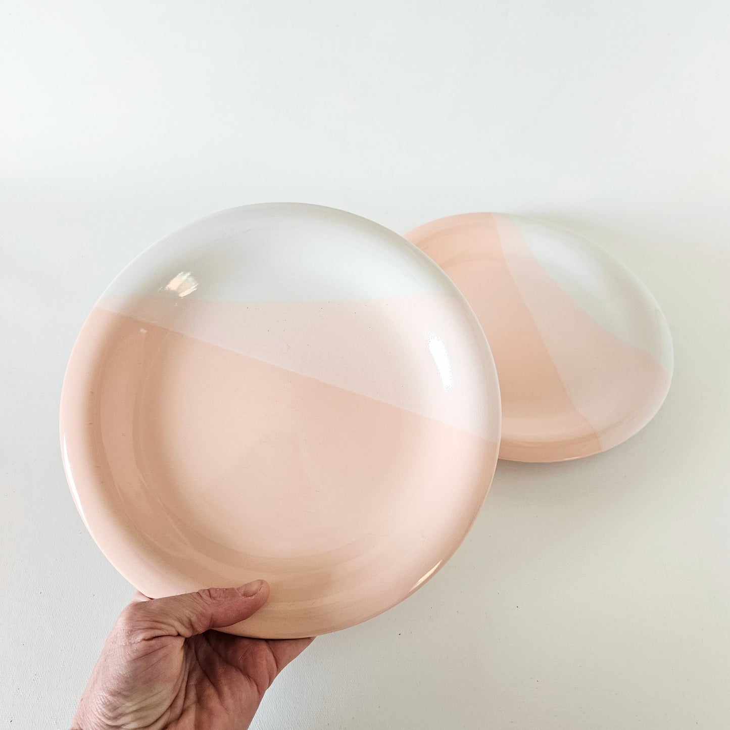 assiettes à dîner vintage Trio, Japan x2