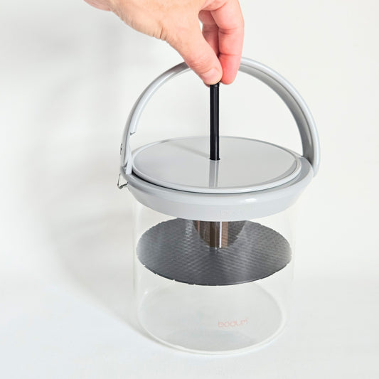 théière à piston en verre Bodum