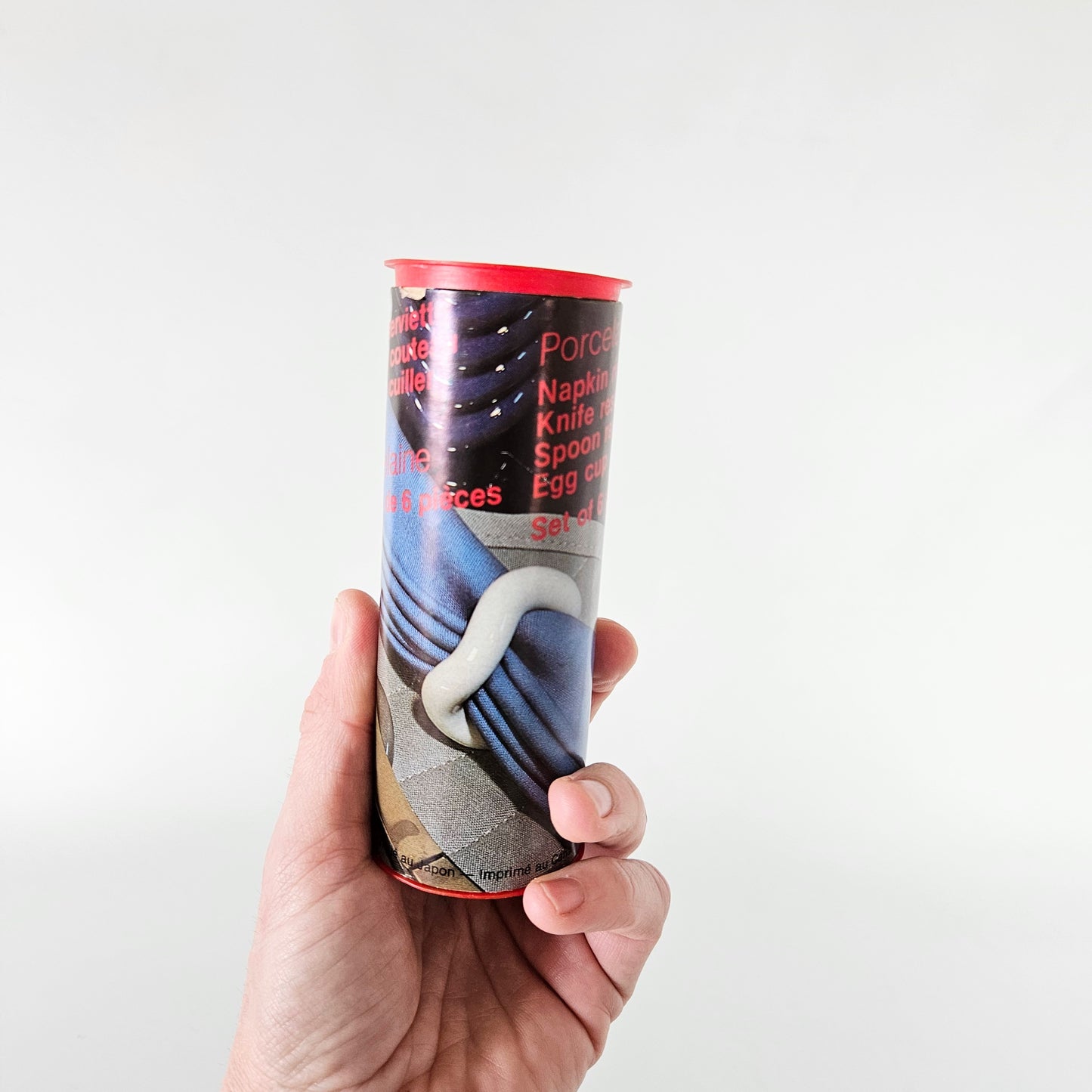 coquetiers-ronds de serviettes-porte-couteaux wavy x6