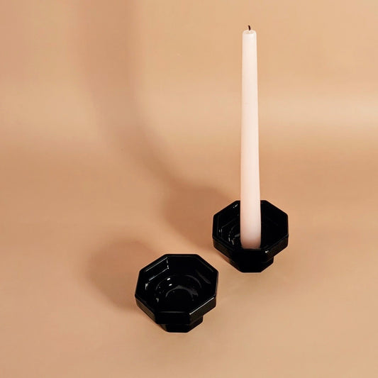 bougeoirs Octime vintage x2