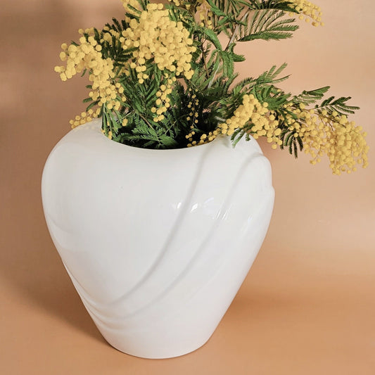 vase vintage art déco 1980s