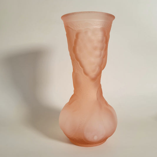 vase Fruits en verre givré