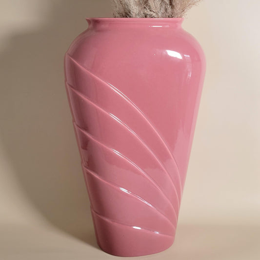 vase en céramique art déco 1980s
