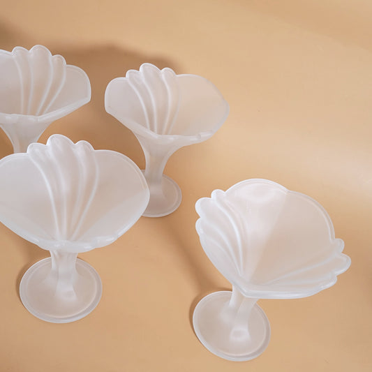 coupes à dessert art déco x2