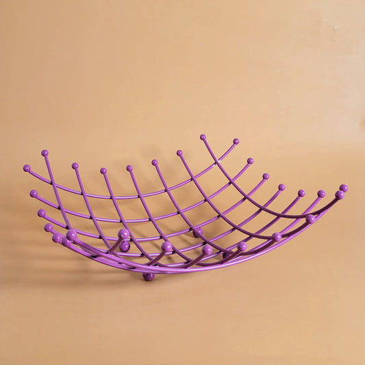 bol - panier à fruits quadrillé