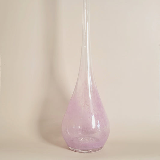 vase soliflore en verre soufflé
