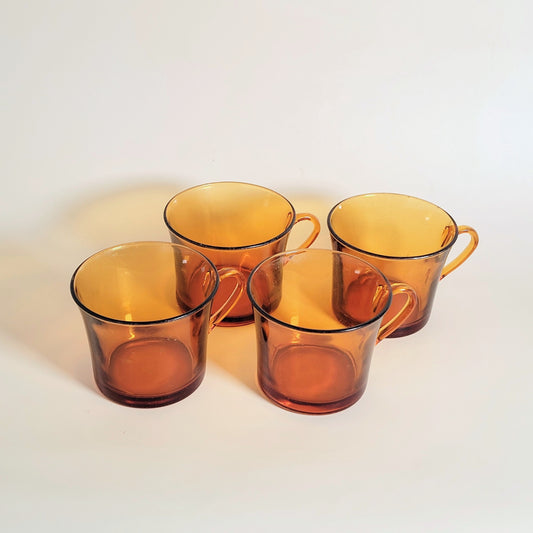 tasses Duralex ambre x2
