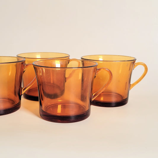 tasses Duralex ambre x2