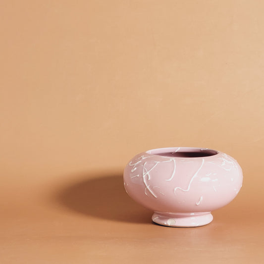 cache-pot en céramique 80s