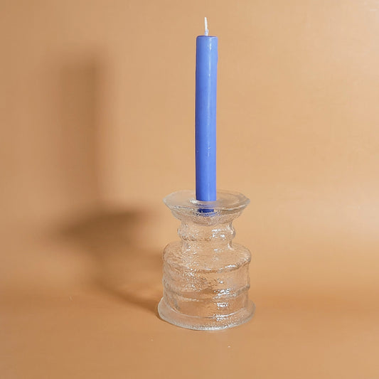 bougeoir - vase 2 en 1 vintage texturé