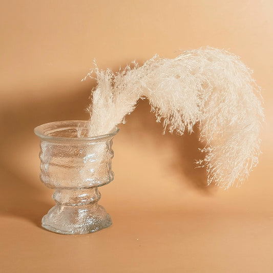 bougeoir - vase 2 en 1 vintage texturé