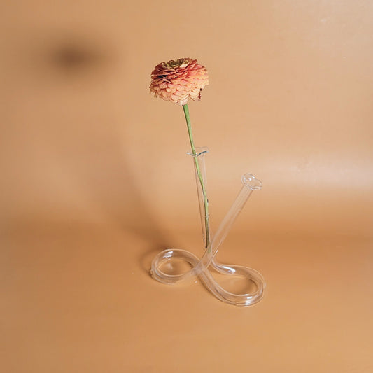 soliflore double en verre