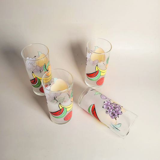 verres Tutti Frutti x4